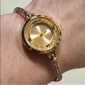 Stainless Steel Gold Watch Bracelet